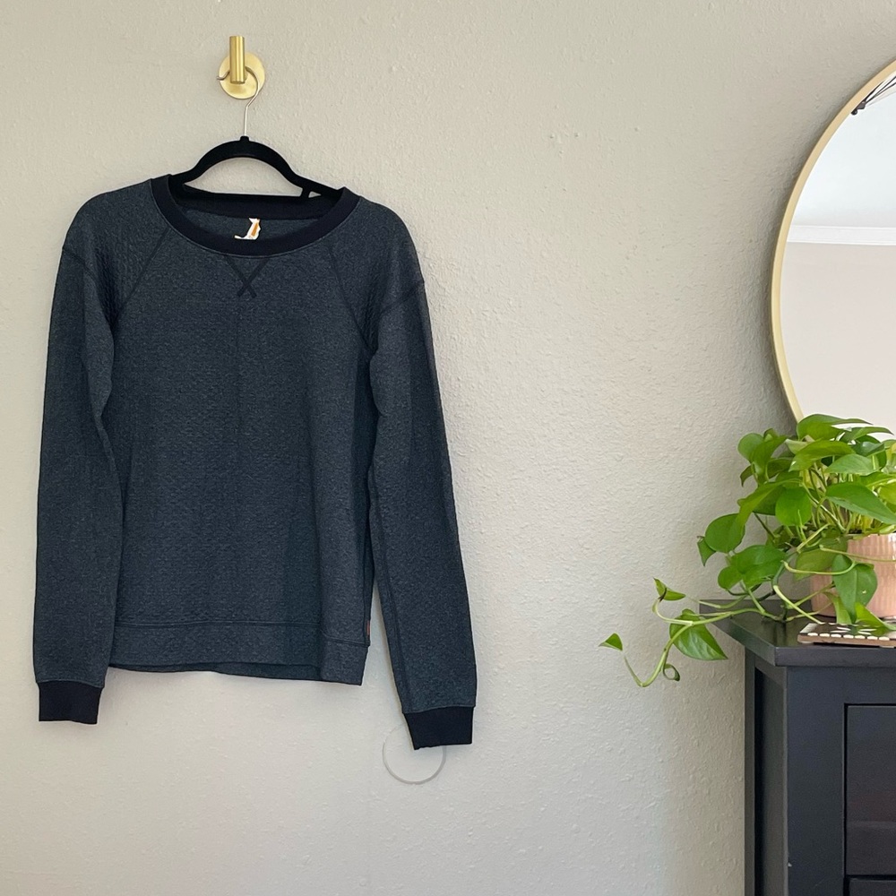 Lucy Contemporary Quilted Crewneck Sweatshirt
